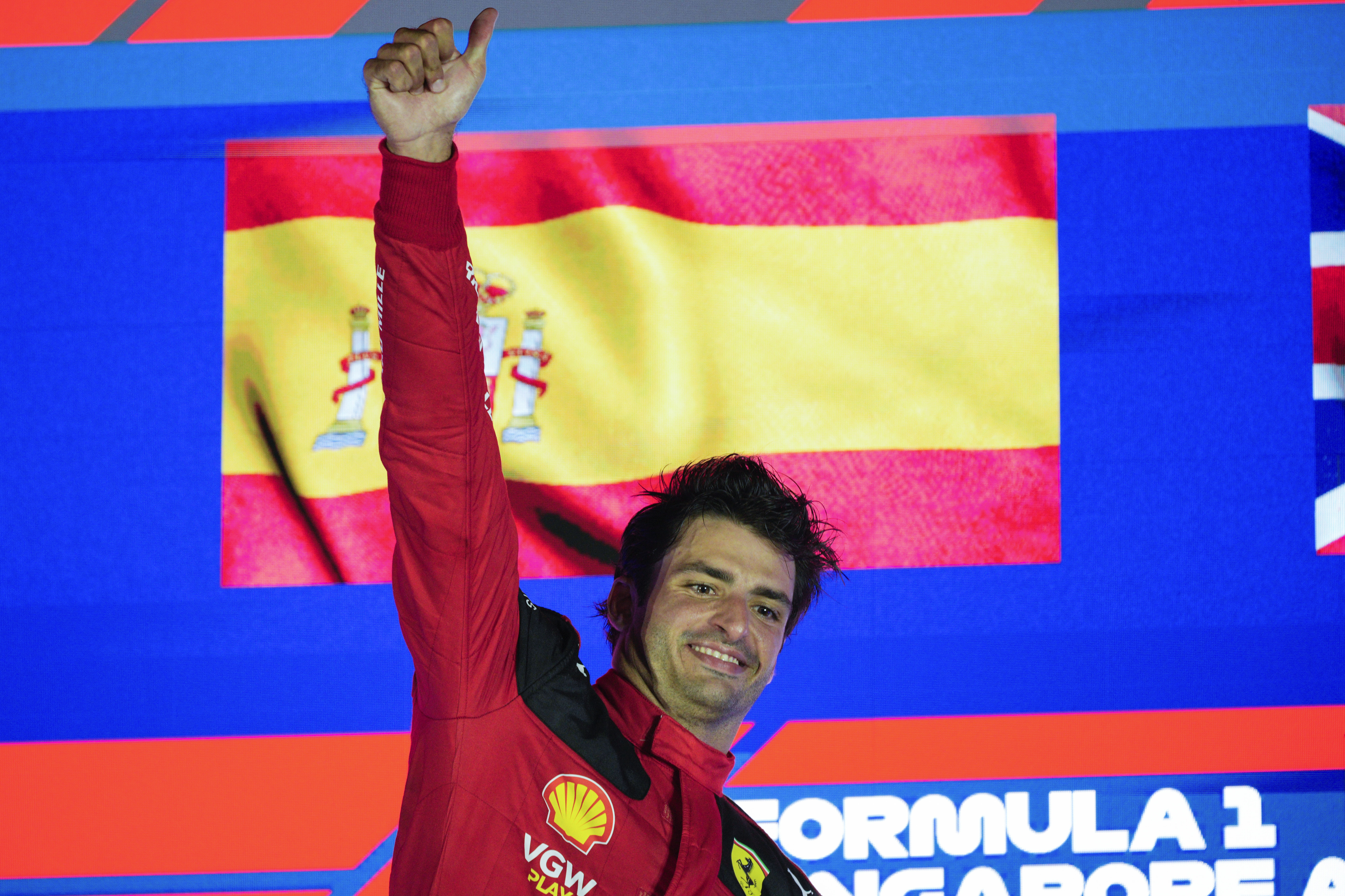 Sainz held on for a memorable victory