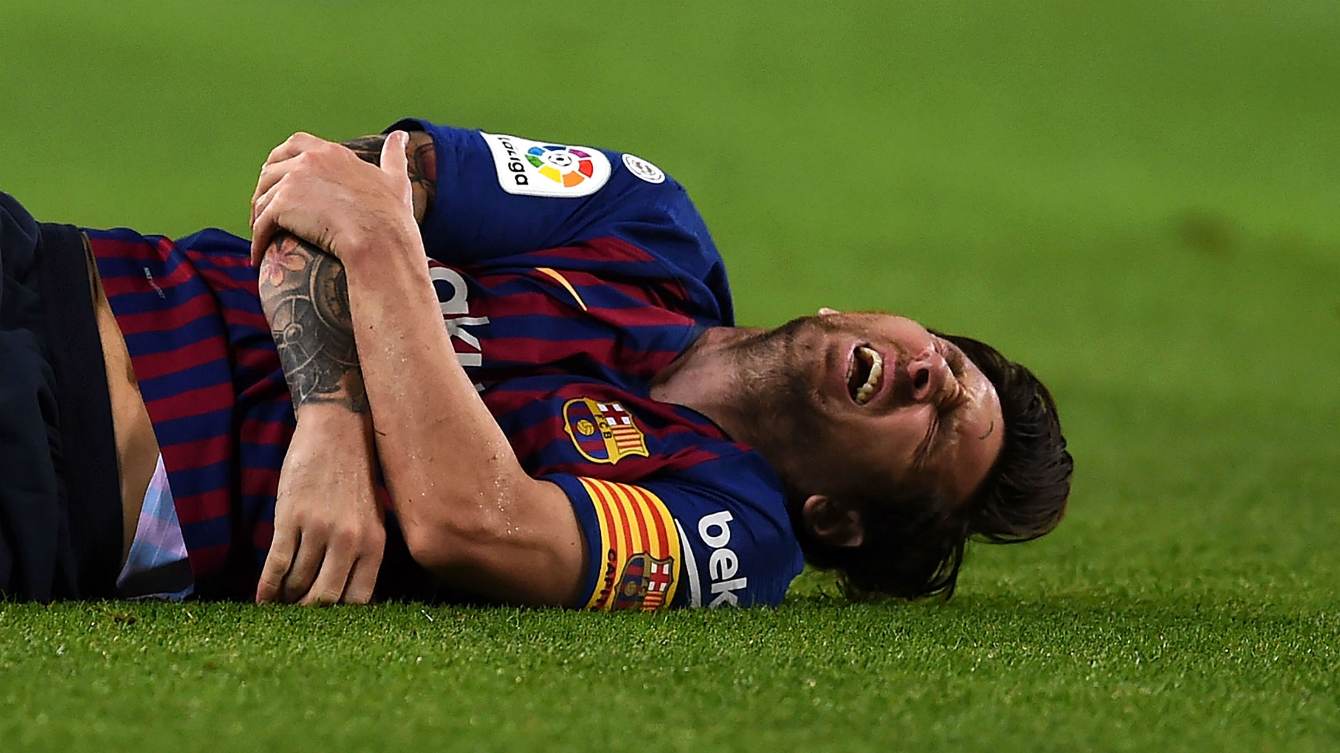 Image result for messi's injury