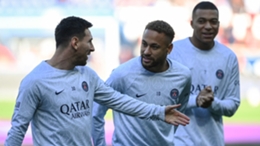 Lionel Messi, Neymar and Kylian Mbappe started PSG's win over Auxerre