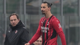 Zlatan Ibrahimovic was substituted in Milan's clash with Juventus on Sunday