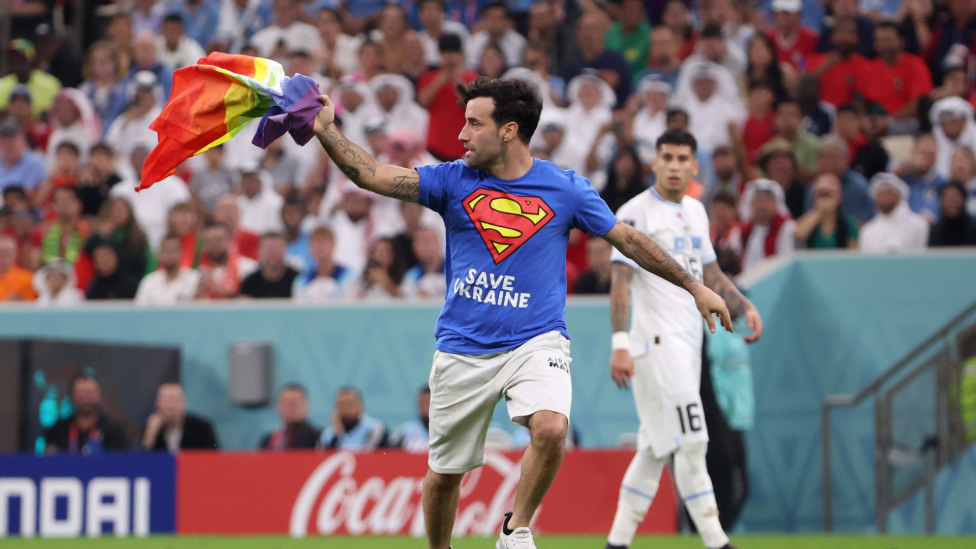 Mario Ferri has been released without charge after his protest