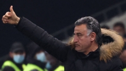 Christophe Galtier gives Nice the thumbs-up in their Coupe de France win