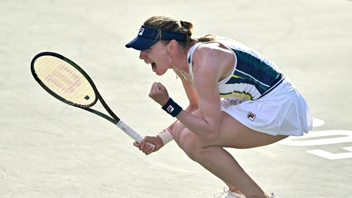 Ekaterina Alexandrova celebrates her Korea Open triumph