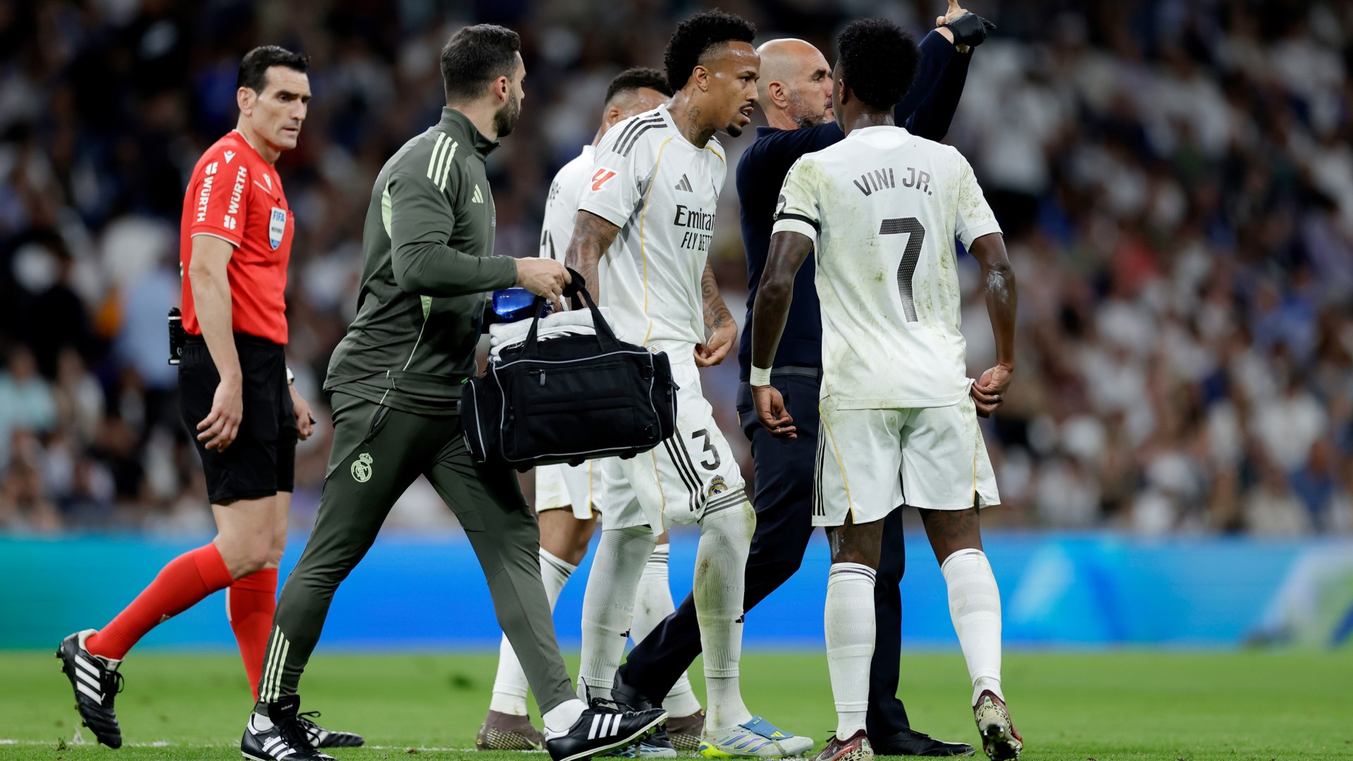 Real Madrid confirm muscle injuries for Militao and Guler