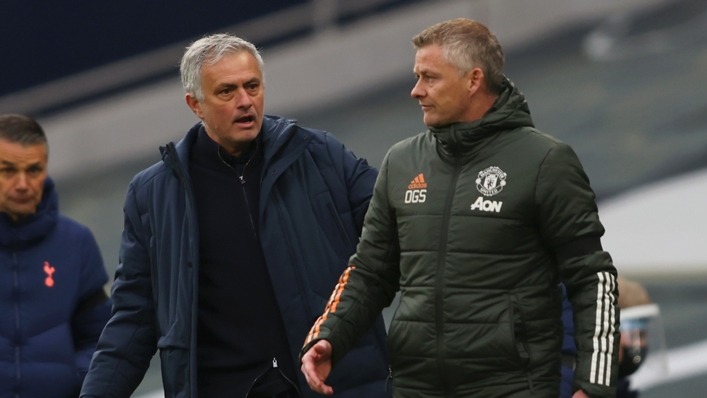 Ole Gunnar Solskjaer (right) did a fine job in picking Manchester United back up after a difficult end to the Jose Mourinho (left) regime