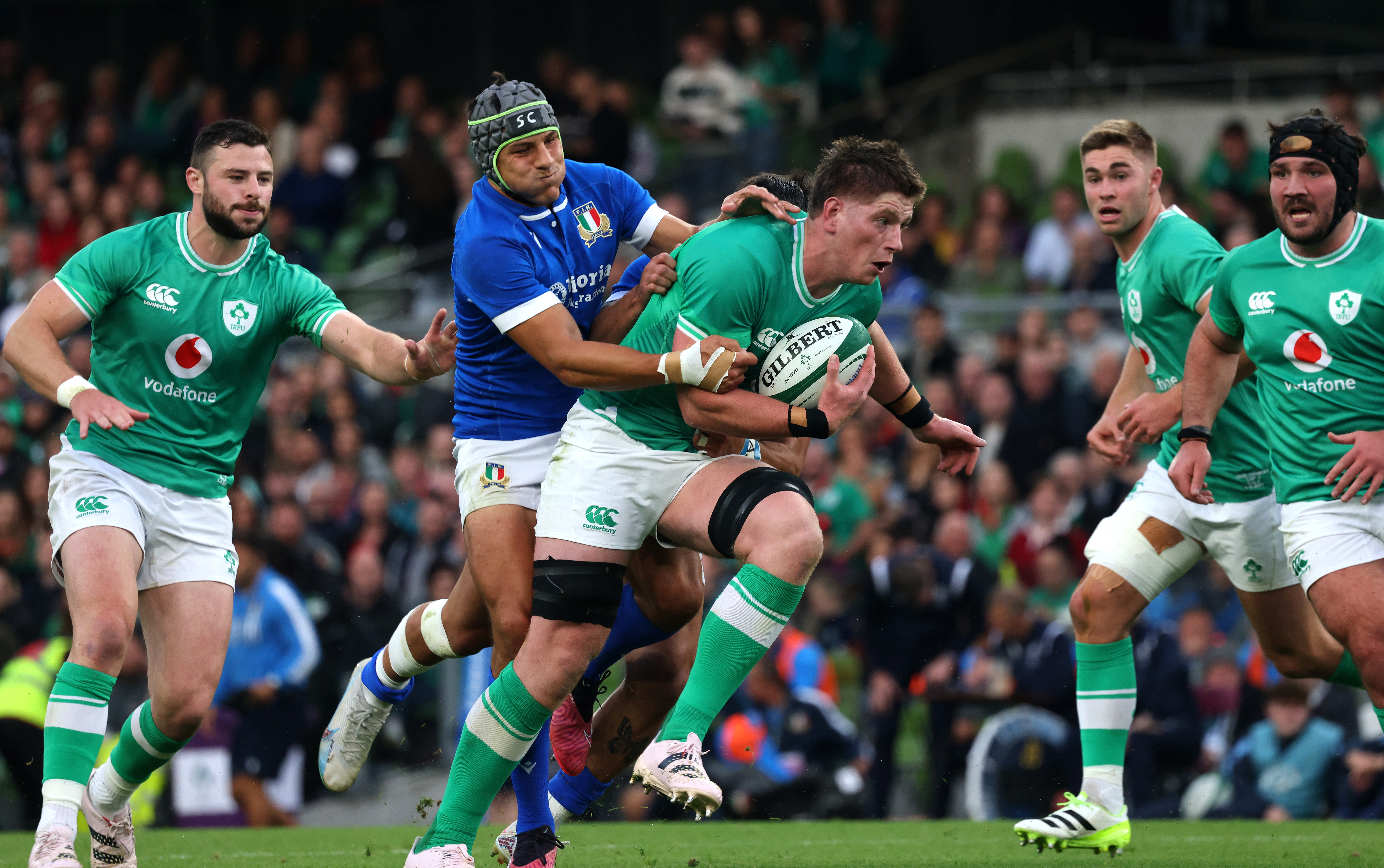 Ireland lock Joe McCarthy is preparing to make only his second international start