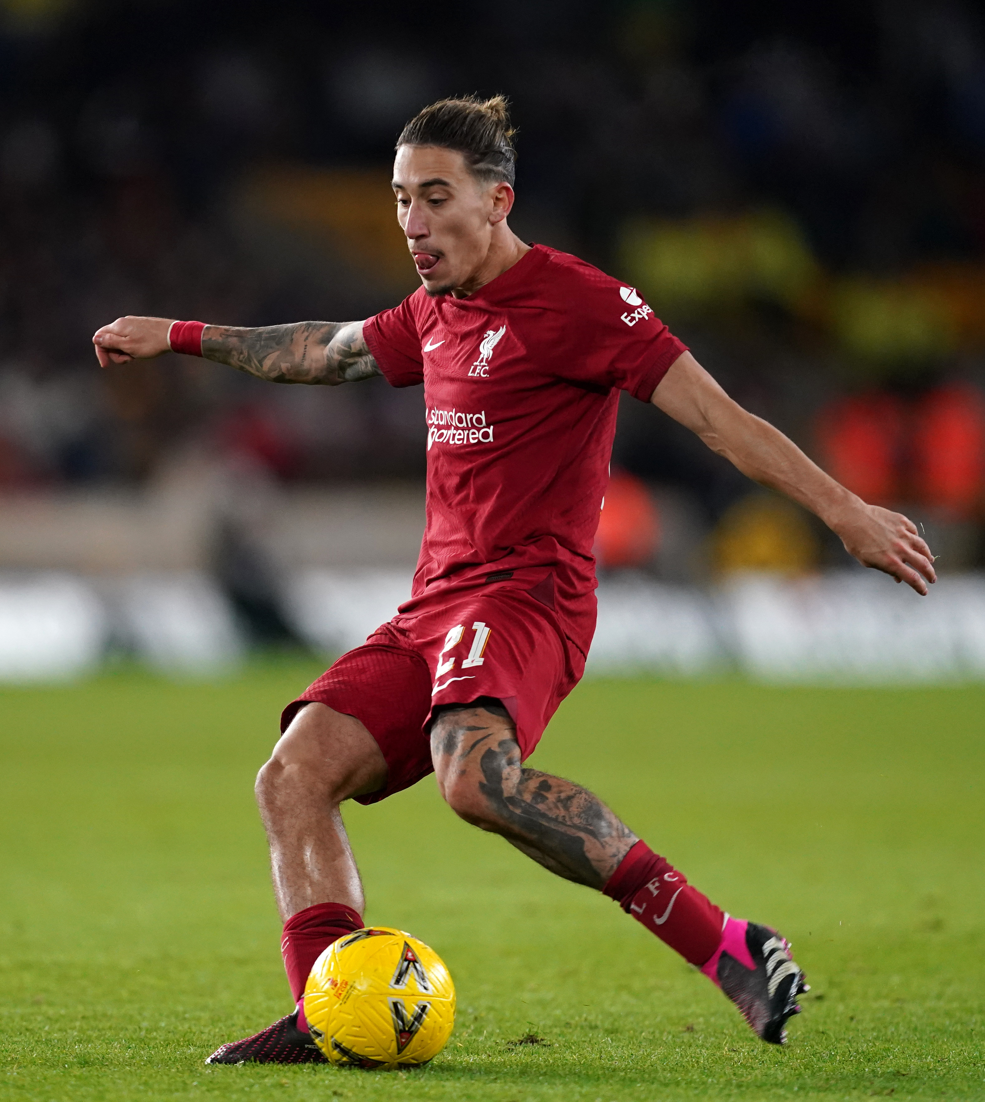 Liverpool’s Kostas Tsimikas is a member of the Greece squad