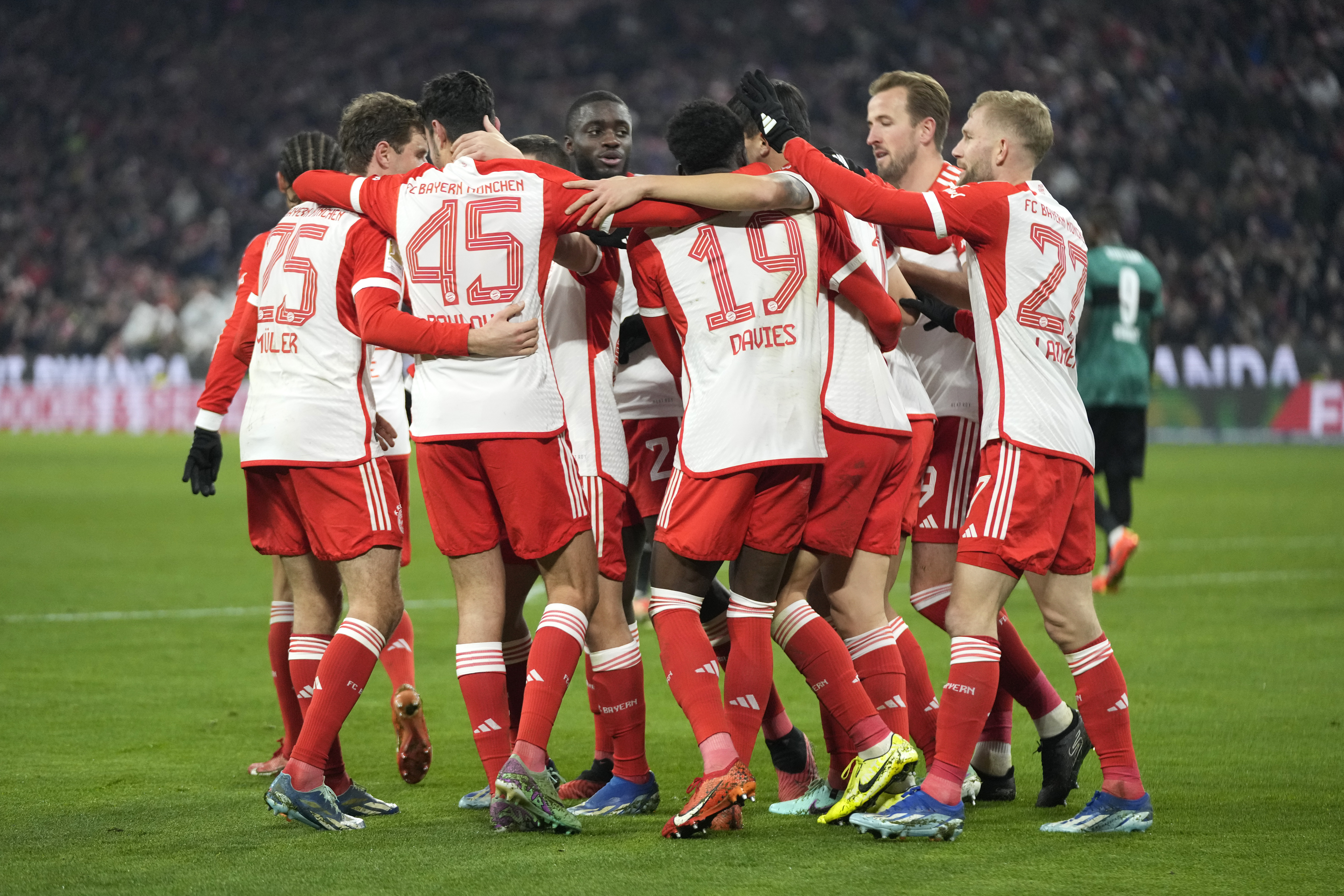 Bayern beat Stuttgart 3-0 at the weekend