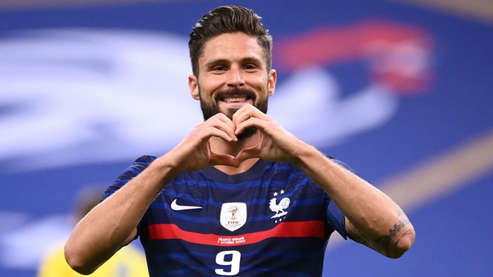Olivier Giroud could join AC Milan afer Euro 2020