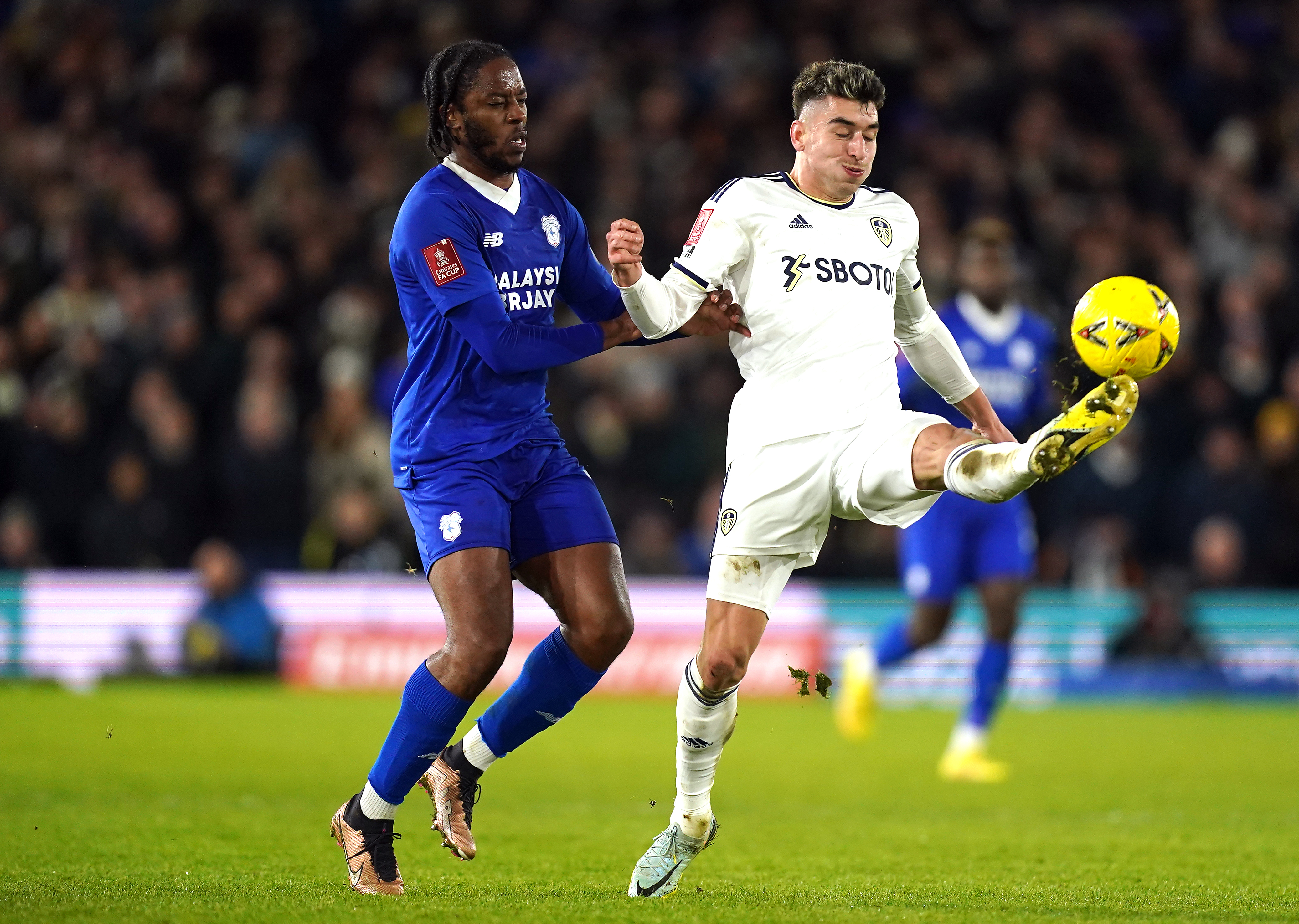 Cardiff midfielder Ebou Adams (left) is suspended for Gambia's Africa Cup of Nations clash with Guinea