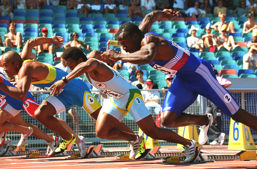 Linford Christie defends title/Gothenberg