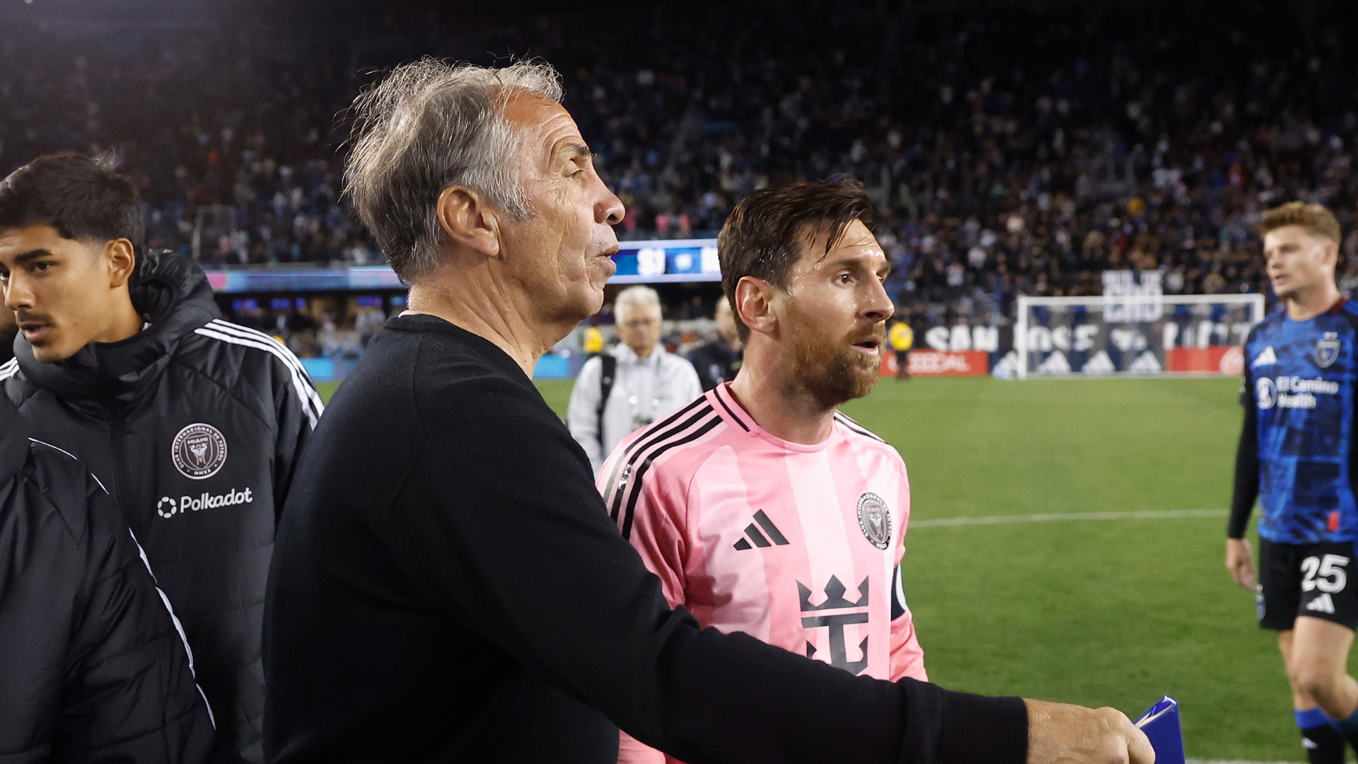 New England Revolution v San Jose Earthquakes: Arena defends saving Messi from ‘ridiculous’ red card