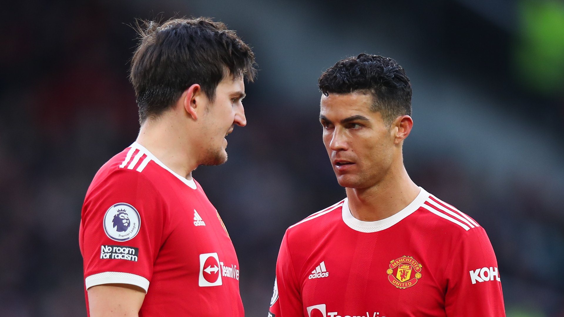 Manchester United duo Harry Maguire and Cristiano Ronaldo