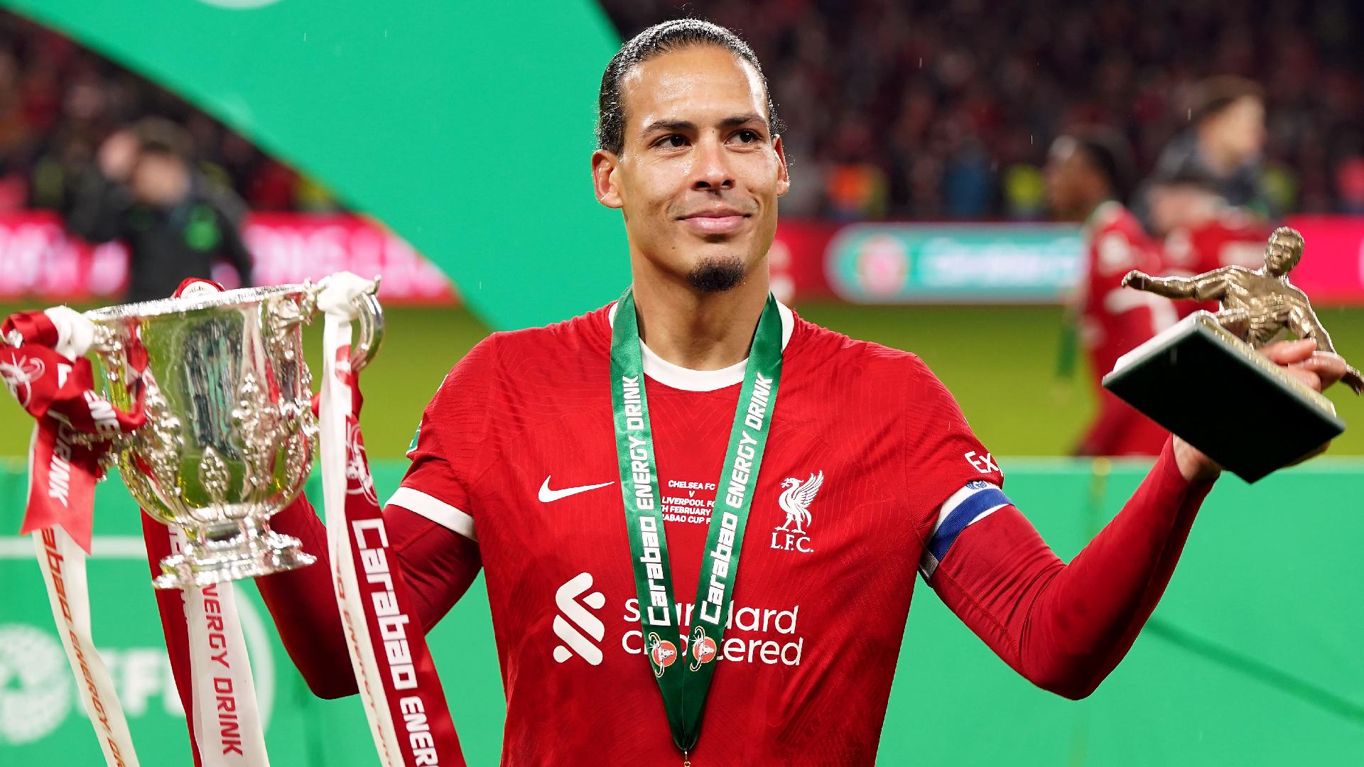 Virgil van Dijk leads Liverpool to Carabao Cup glory with winner against Chelsea
