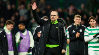 Scottish Premiership: O'Neill signs off with perfect domestic record as Celtic move level with Hearts