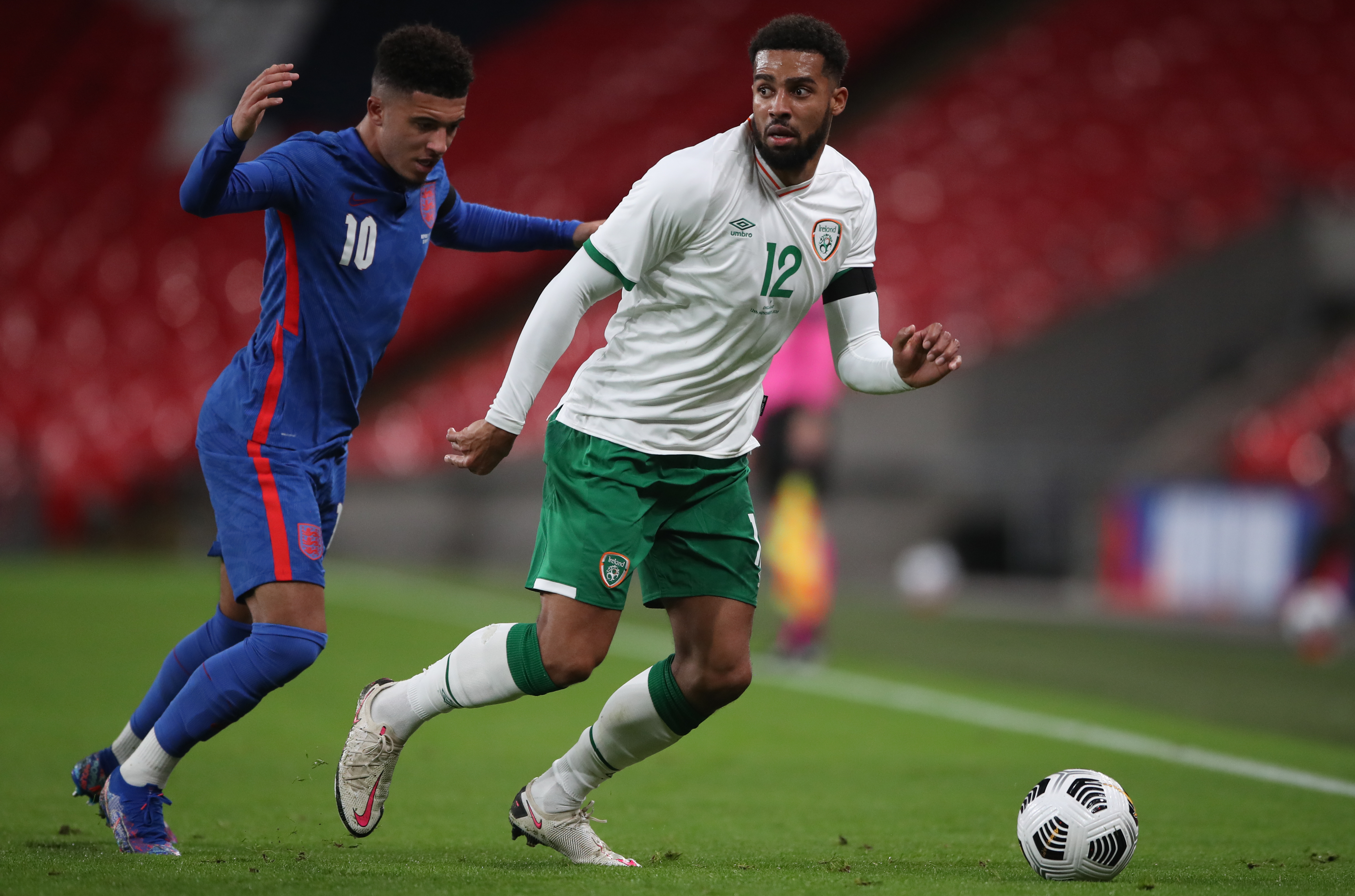 England and the Republic of Ireland last met in a friendly in November 2020
