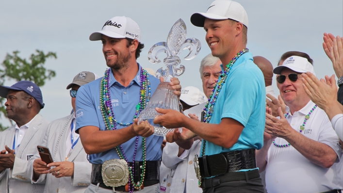 哈迪和莱利队在新奥尔良苏黎世精英赛中创造得分纪录 PGA 巡回赛胜利