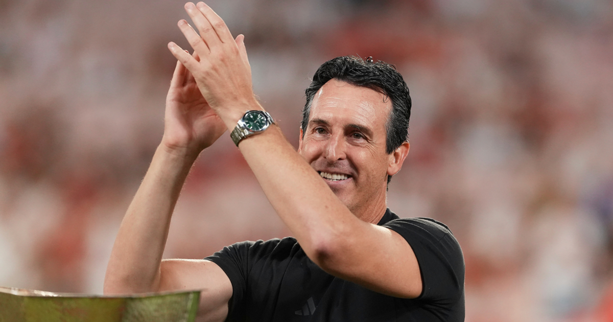 Aston Villa manager Unai Emery