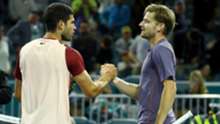 Goffin relishes 'perfect' performance after rallying to stun Alcaraz