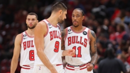 Zach Lavine, Nikola Vucevic and DeMar DeRozan have struggled to produce an efficient offense for the Bulls