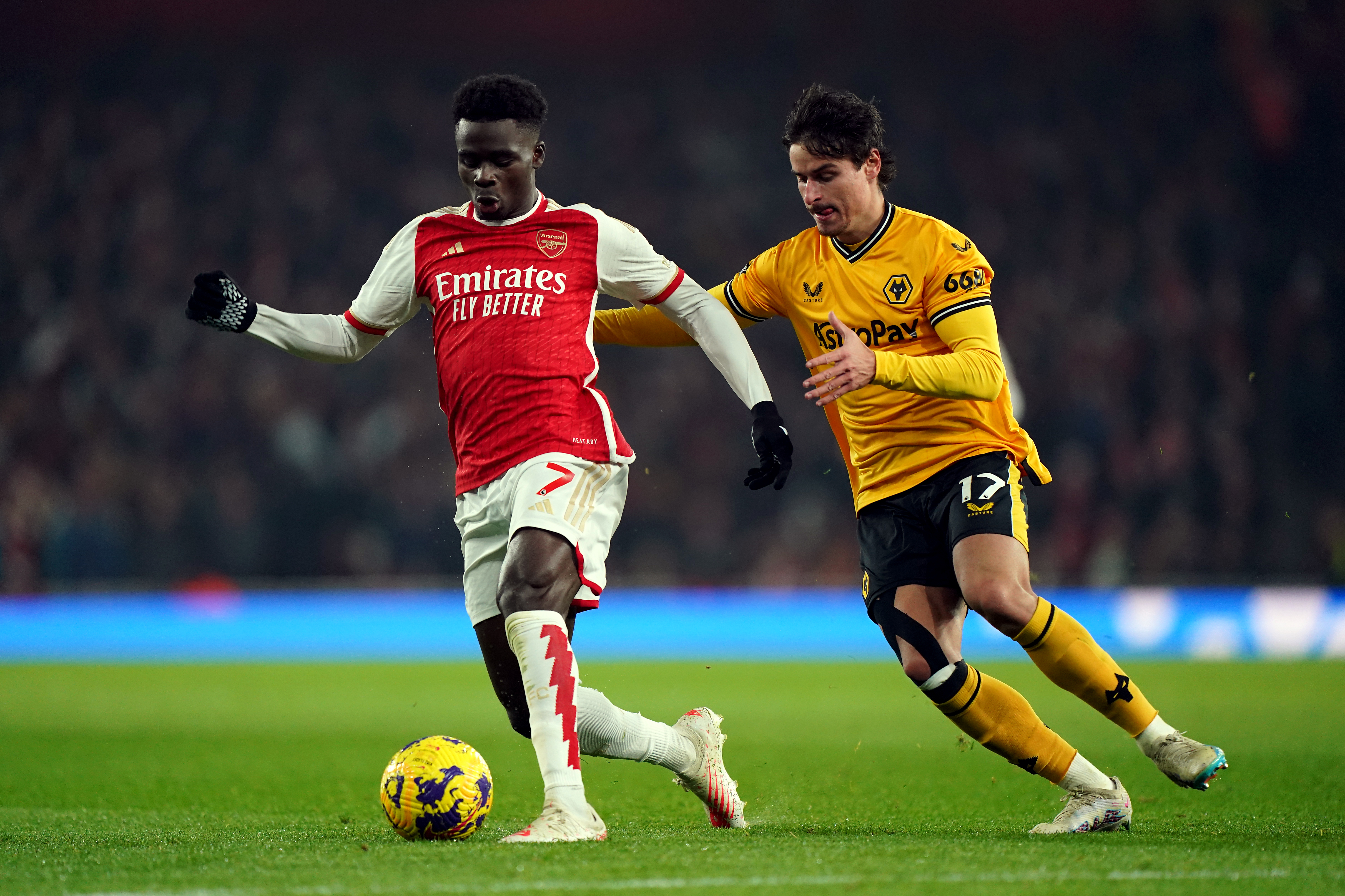 Arsenal’s Bukayo Saka