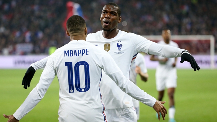 Paul Pogba and Kylian Mbappe are key players for France