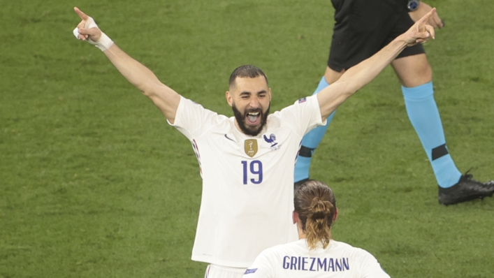 Karim Benzema ended his long wait for France goals