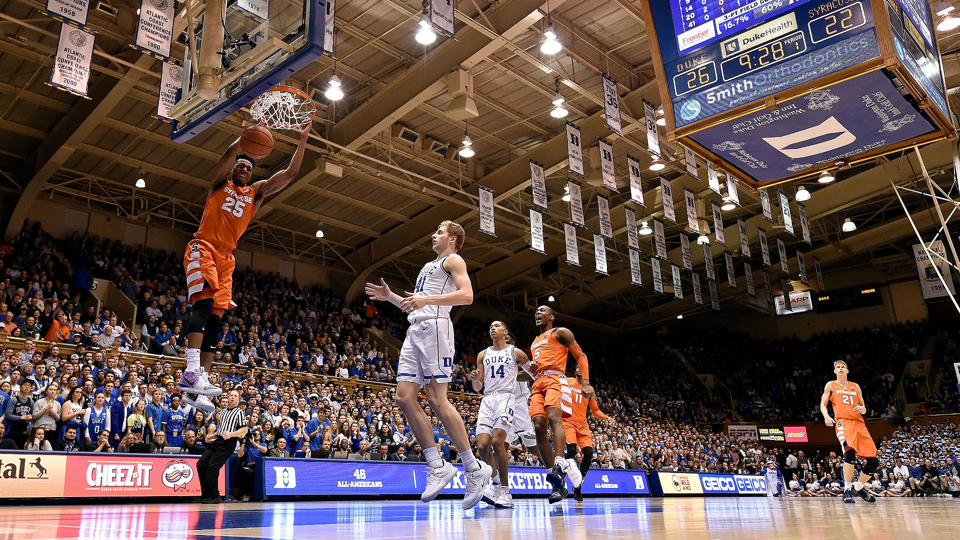 Syracuse upsets No. 1 Duke at Cameron Indoor Stadium | Sporting News