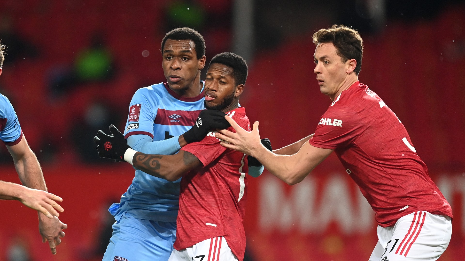 West Ham make first concussion sub as Fredericks replaces Diop