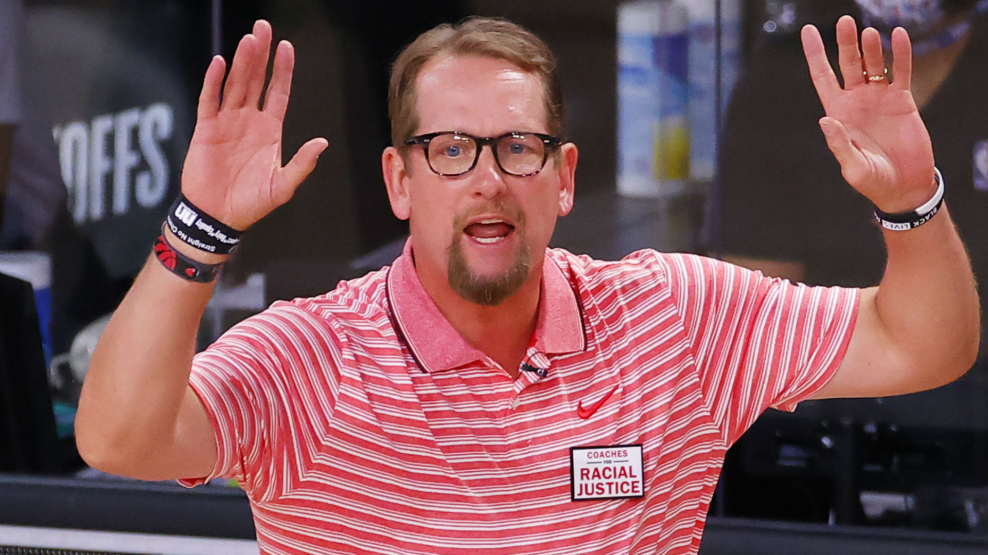 Raptors coach Nick Nurse not 'especially satisfied' despite levelling series