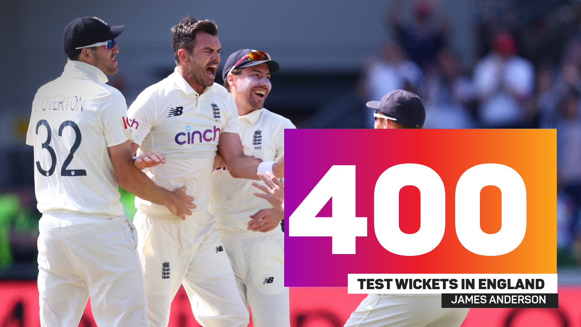 James Anderson has hit another milestone in Test cricket