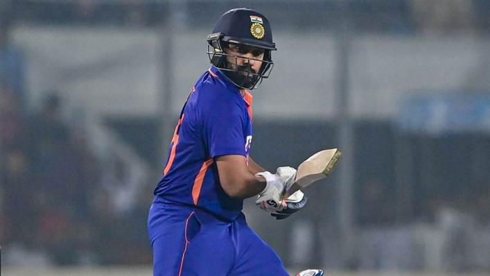 Rohit Sharma came agonisingly close salvaging a win for India