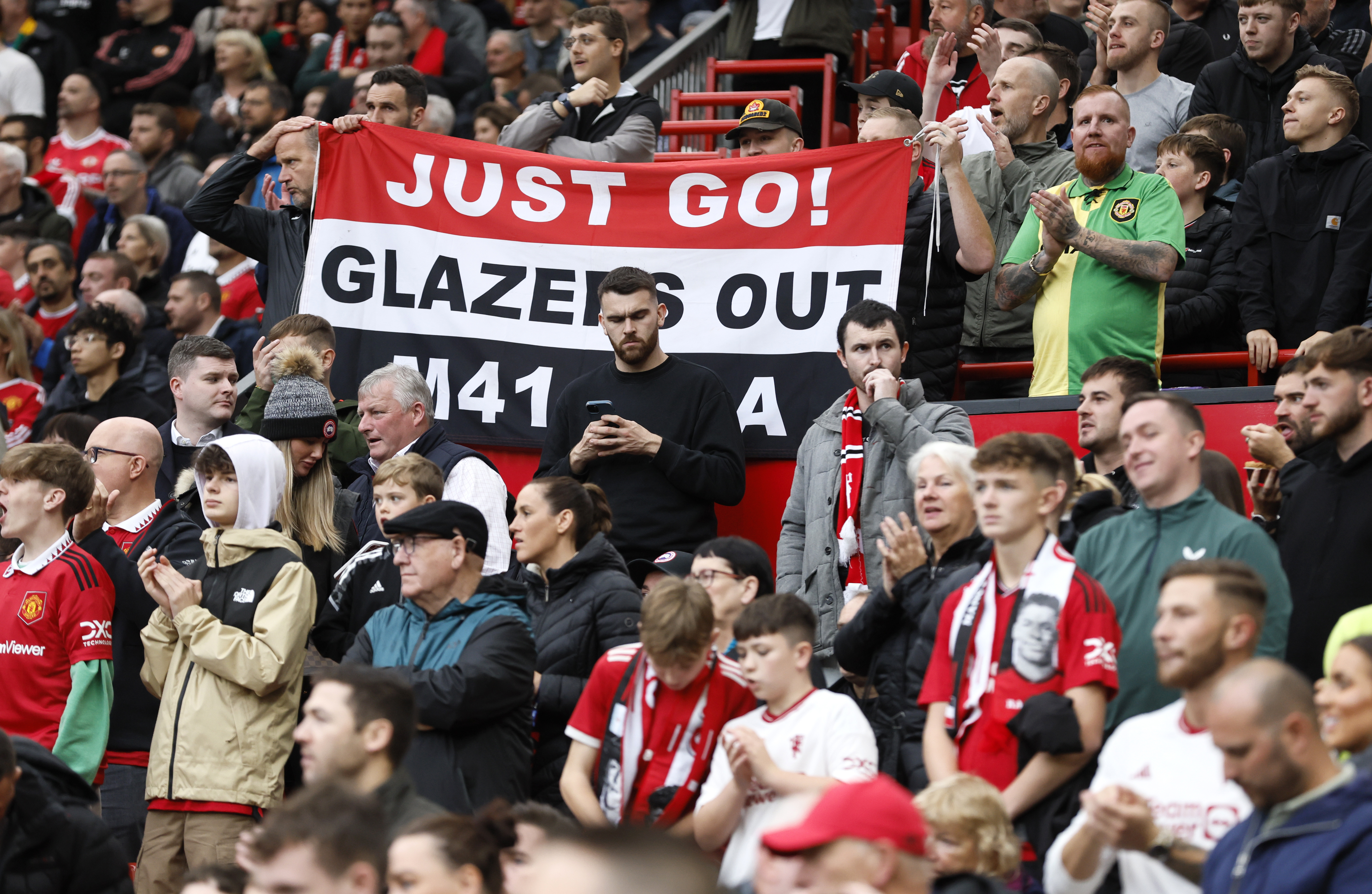 United fans have regularly protested about the Glazers' ownership since their leveraged buyout in 2005