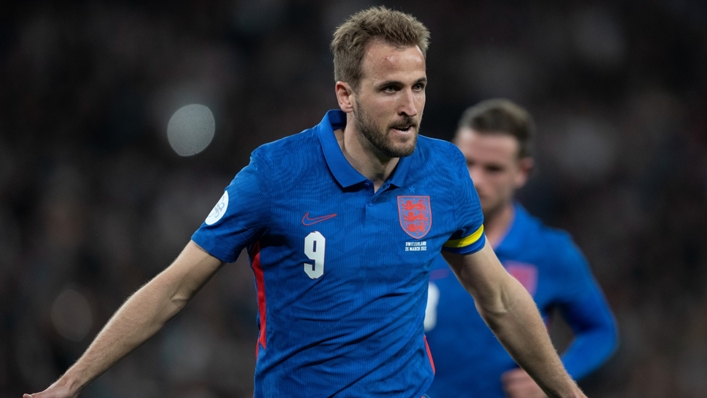 Harry Kane will be hoping to reach the 50-goal mark when England take on Hungary in Budapest