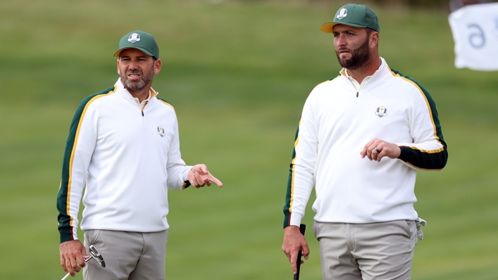 Sergio Garcia and Jon Rahm will open the Ryder Cup for Europe