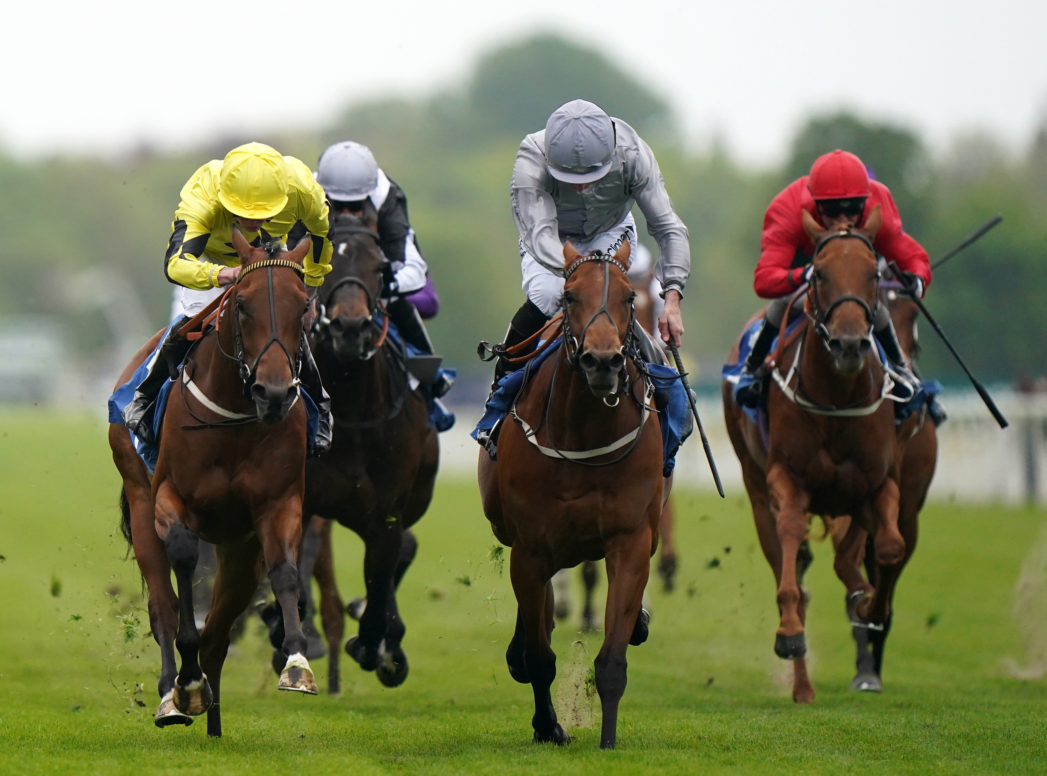Pillow Talk winning the Marygate Stakes on the Knavesmire in 2022