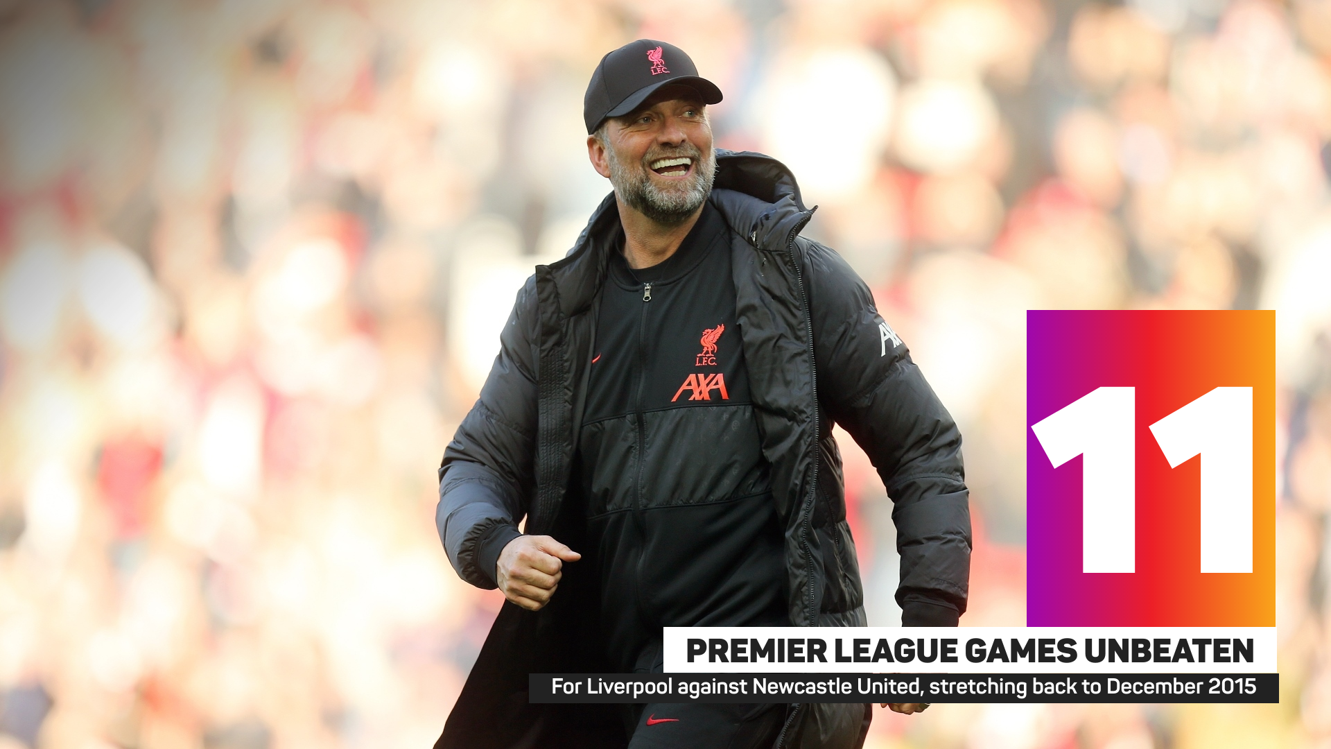 Liverpool are unbeaten in 11 league games against Newcastle
