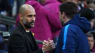 pep guardiola mauricio pochettino - cropped