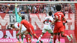 Tiago Tomas fired in the opener for Stuttgart at Bayern Munich