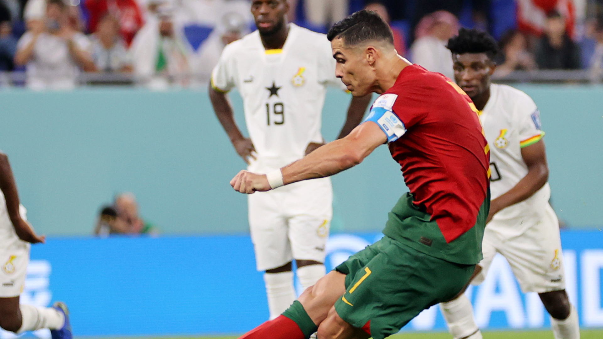 Cristiano Ronaldo made history against Ghana