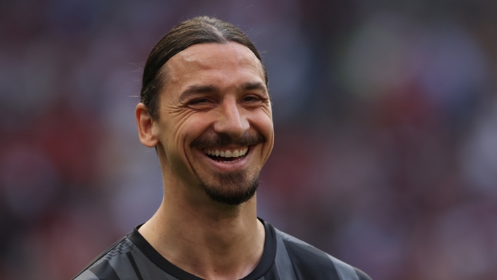 Milan striker Zlatan Ibrahimovic