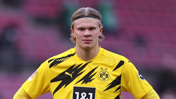 Borussia Dortmund striker Erling Haaland
