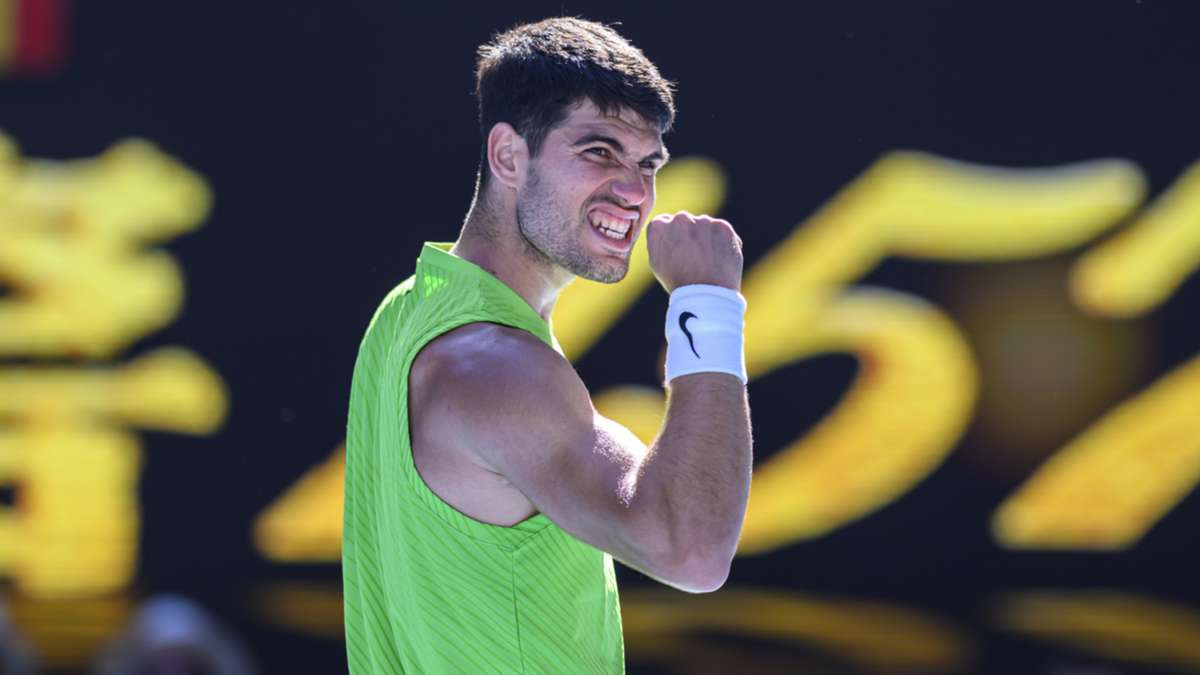 Australian Open: Alcaraz into third round as bid for career Slam continues