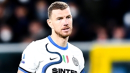 Edin Dzeko and his Inter team-mates were frustrated by Genoa