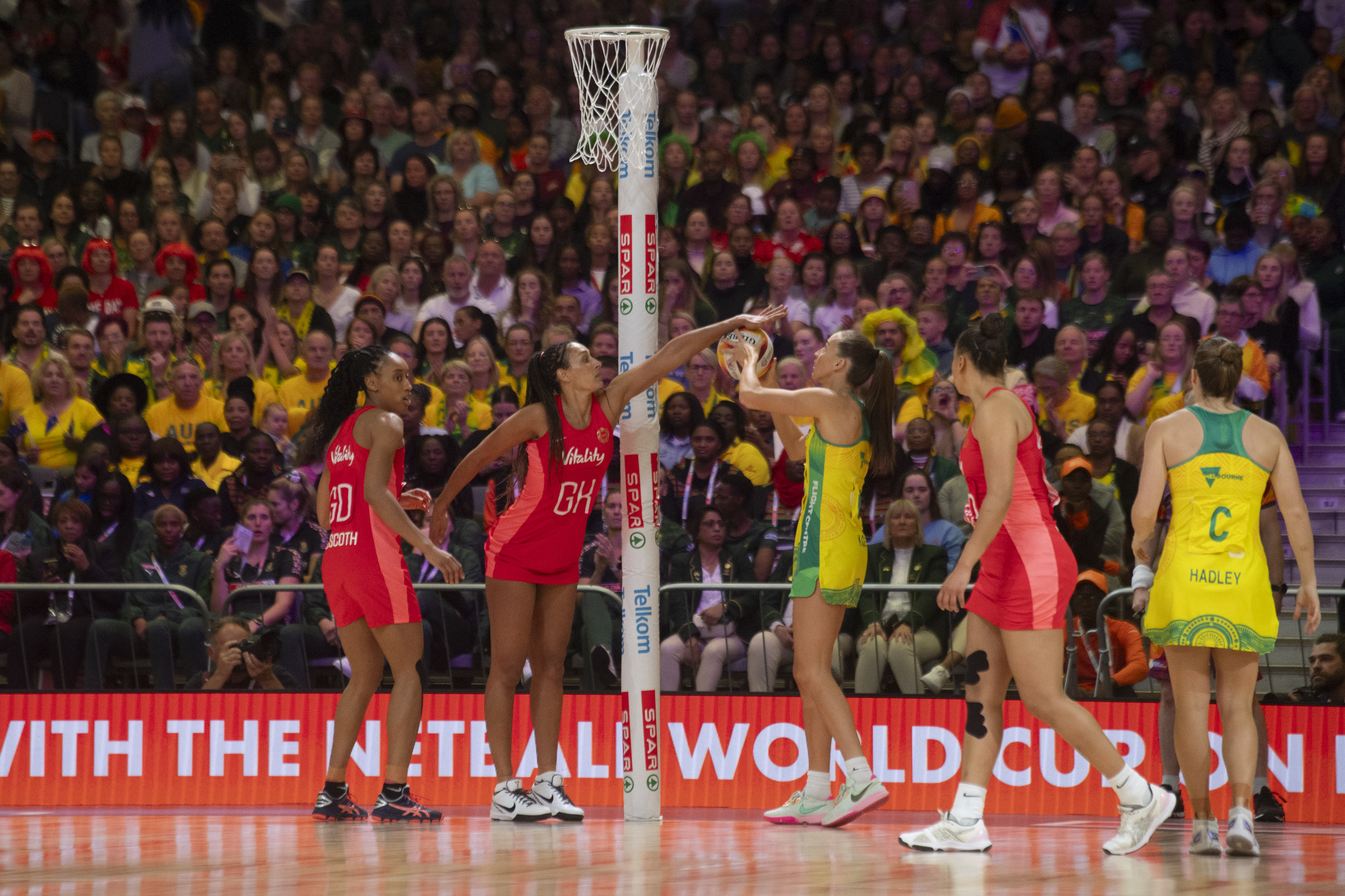 England take on Australia in the Netball World Cup final