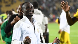 Sadio Mane celebrates after Senegal's AFCON semi-final win over Burkina Faso