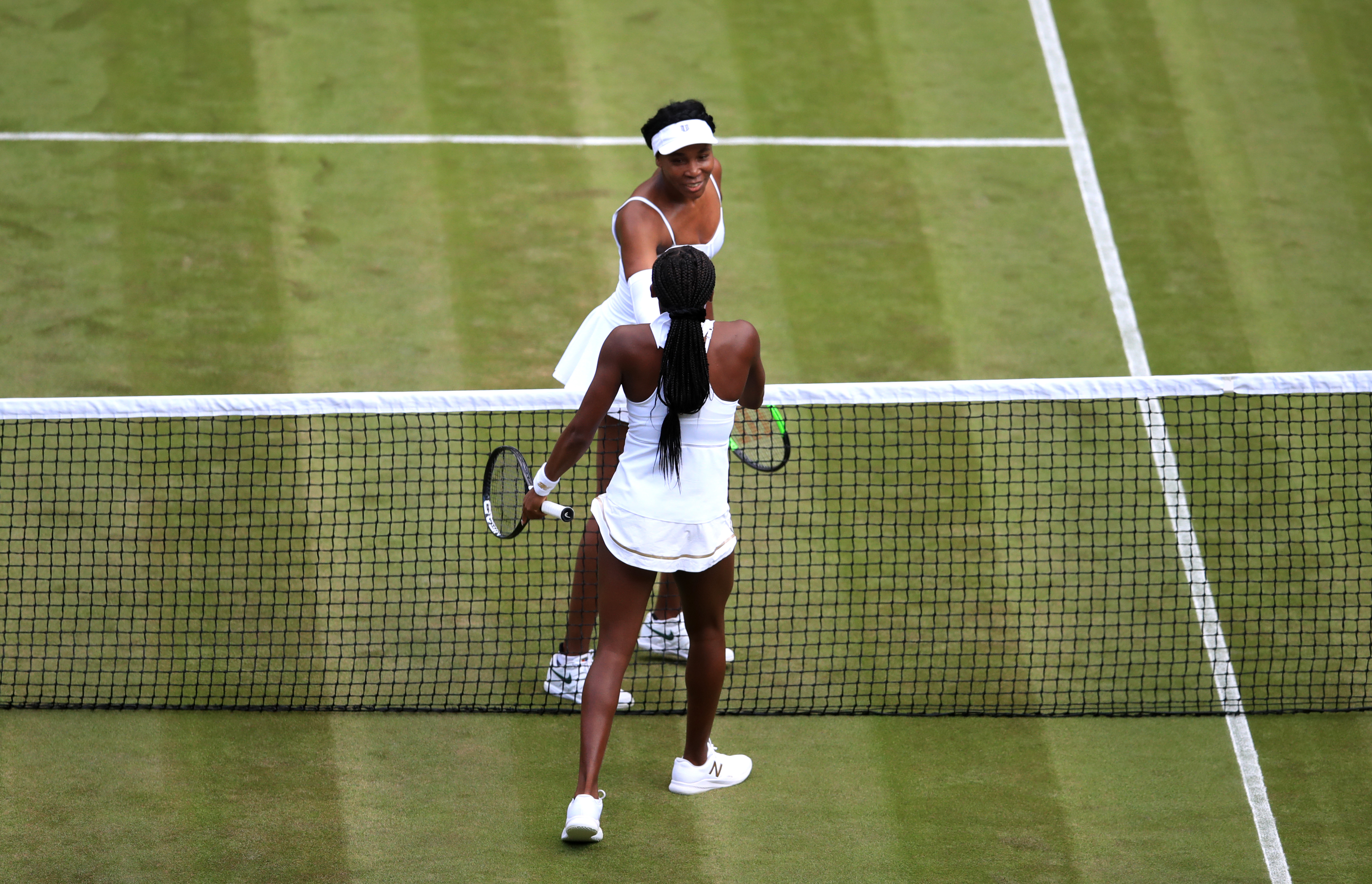 Coco Gauff defeated Venus Williams on her Wimbledon debut