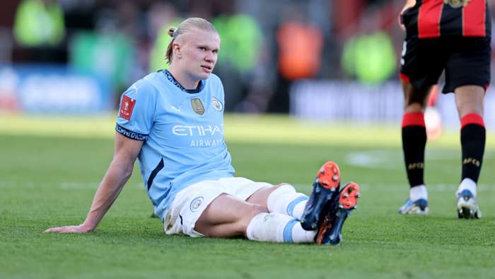 Haaland to miss between five and seven weeks with ankle injury, Guardiola confirms