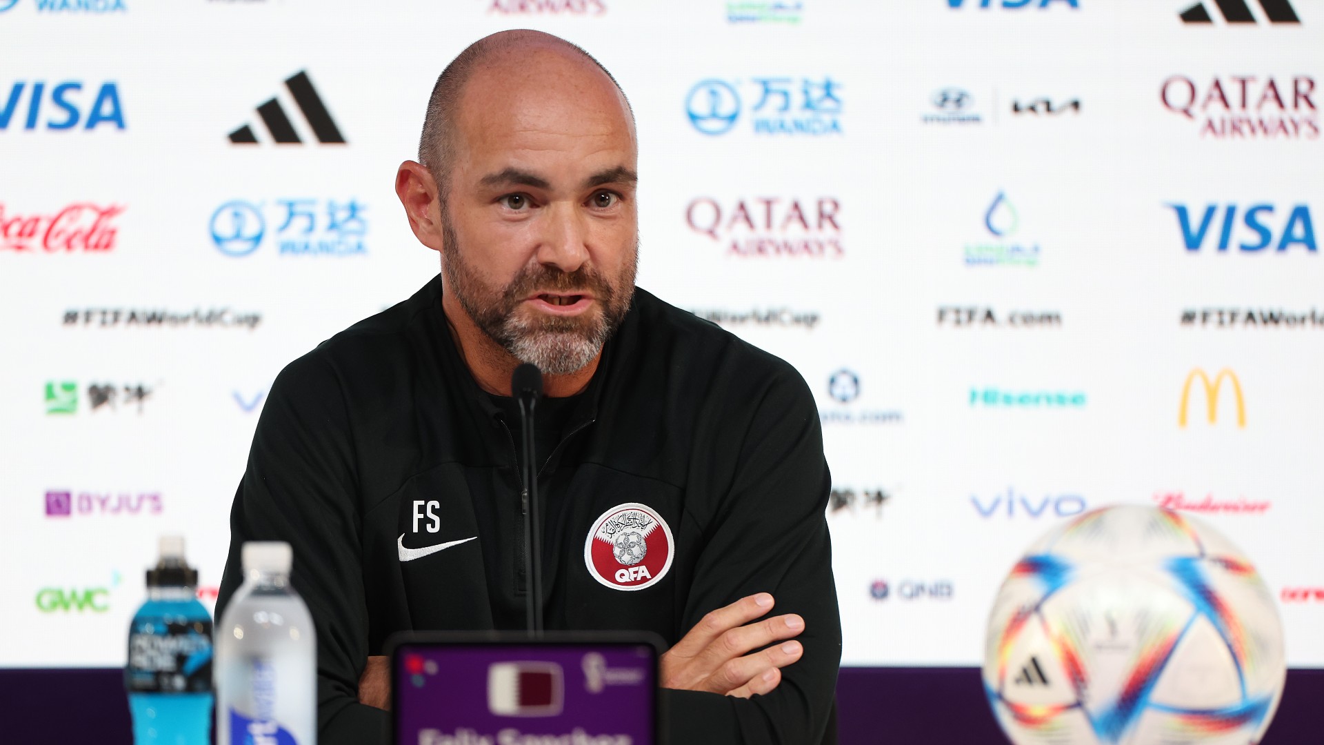 Qatar coach Felix Sanchez
