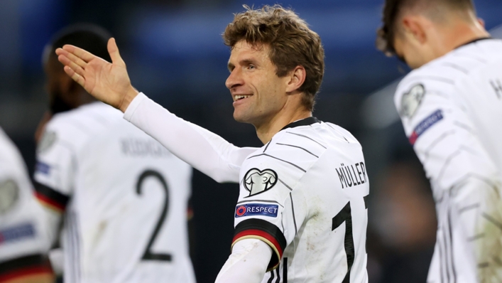 Muller climbed off the bench to score the winner in Hamburg